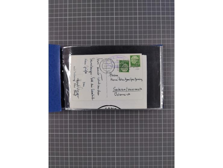 1866/1960 (ca.), interessanter Sammlungsposten inkl. sehr viel Dt. Seepost, Anlandungsstempeln, frühe Schiffspost, kleine Sam