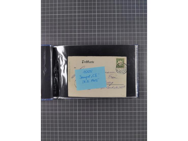 1866/1960 (ca.), interessanter Sammlungsposten inkl. sehr viel Dt. Seepost, Anlandungsstempeln, frühe Schiffspost, kleine Sam