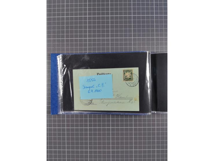 1866/1960 (ca.), interessanter Sammlungsposten inkl. sehr viel Dt. Seepost, Anlandungsstempeln, frühe Schiffspost, kleine Sam