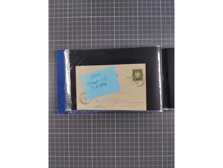 1866/1960 (ca.), interessanter Sammlungsposten inkl. sehr viel Dt. Seepost, Anlandungsstempeln, frühe Schiffspost, kleine Sam