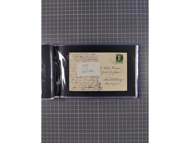 1866/1960 (ca.), interessanter Sammlungsposten inkl. sehr viel Dt. Seepost, Anlandungsstempeln, frühe Schiffspost, kleine Sam