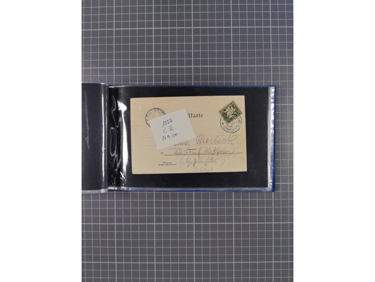 1866/1960 (ca.), interessanter Sammlungsposten inkl. sehr viel Dt. Seepost, Anlandungsstempeln, frühe Schiffspost, kleine Sam