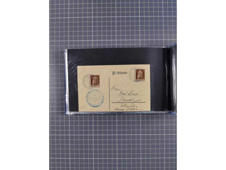 1866/1960 (ca.), interessanter Sammlungsposten inkl. sehr viel Dt. Seepost, Anlandungsstempeln, frühe Schiffspost, kleine Sam