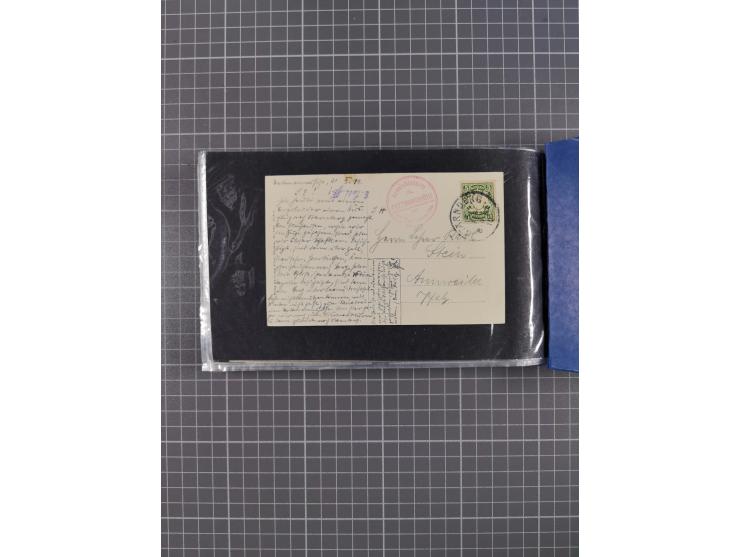 1866/1960 (ca.), interessanter Sammlungsposten inkl. sehr viel Dt. Seepost, Anlandungsstempeln, frühe Schiffspost, kleine Sam