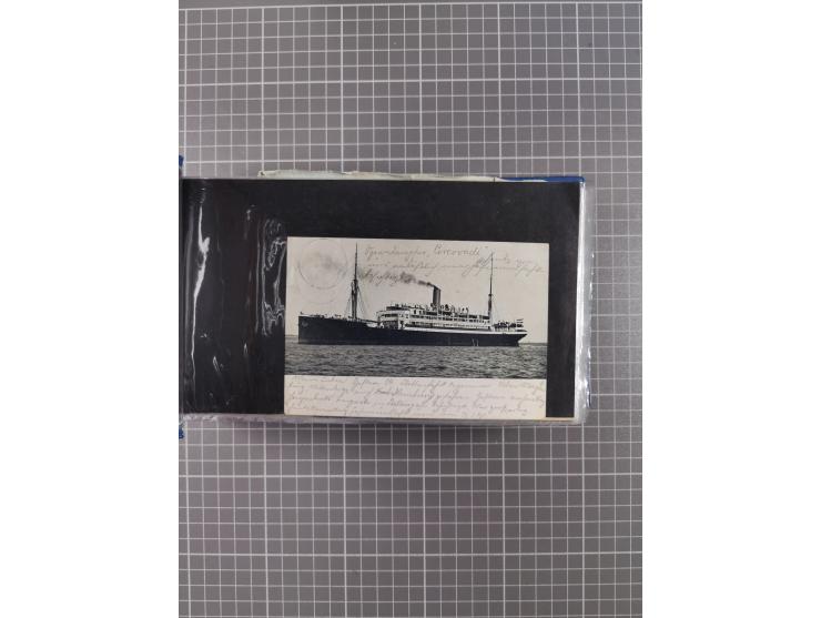 1866/1960 (ca.), interessanter Sammlungsposten inkl. sehr viel Dt. Seepost, Anlandungsstempeln, frühe Schiffspost, kleine Sam