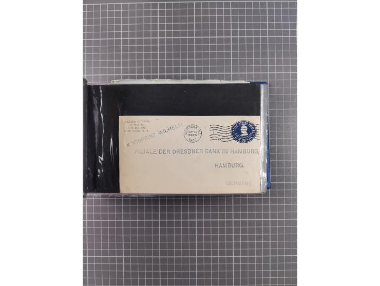 1866/1960 (ca.), interessanter Sammlungsposten inkl. sehr viel Dt. Seepost, Anlandungsstempeln, frühe Schiffspost, kleine Sam