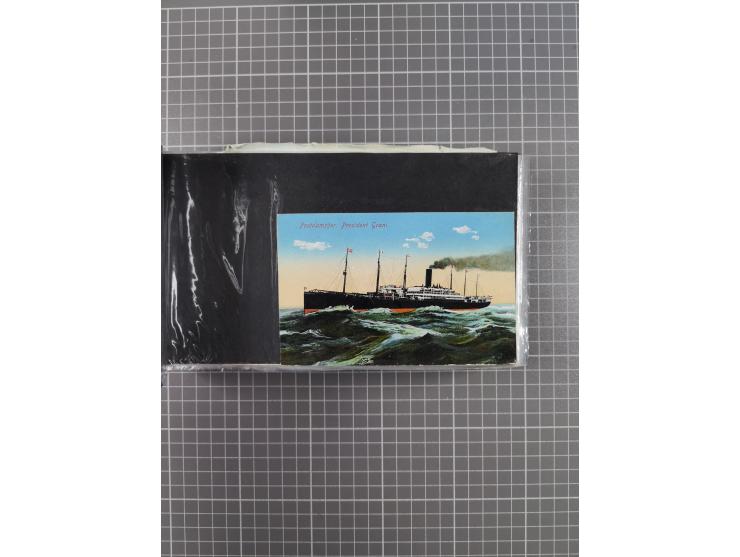 1866/1960 (ca.), interessanter Sammlungsposten inkl. sehr viel Dt. Seepost, Anlandungsstempeln, frühe Schiffspost, kleine Sam