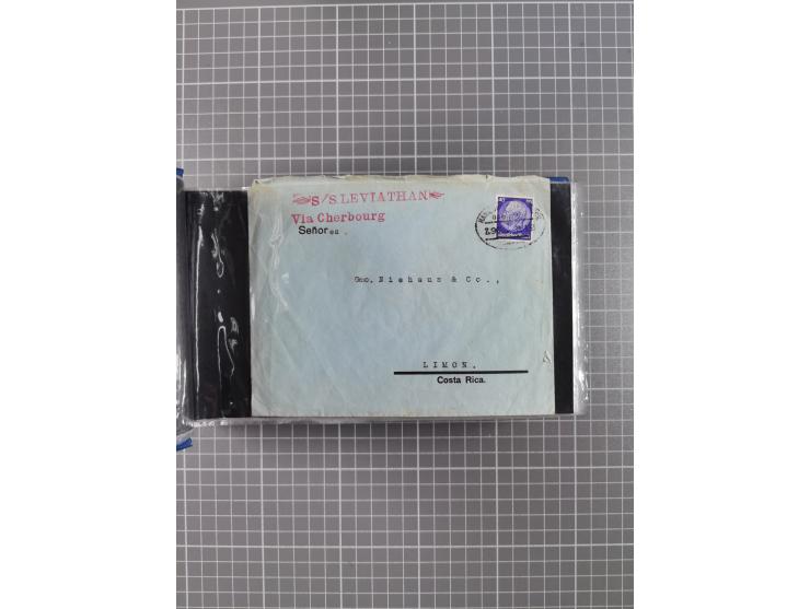 1866/1960 (ca.), interessanter Sammlungsposten inkl. sehr viel Dt. Seepost, Anlandungsstempeln, frühe Schiffspost, kleine Sam