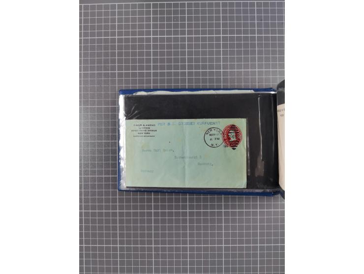 1866/1960 (ca.), interessanter Sammlungsposten inkl. sehr viel Dt. Seepost, Anlandungsstempeln, frühe Schiffspost, kleine Sam