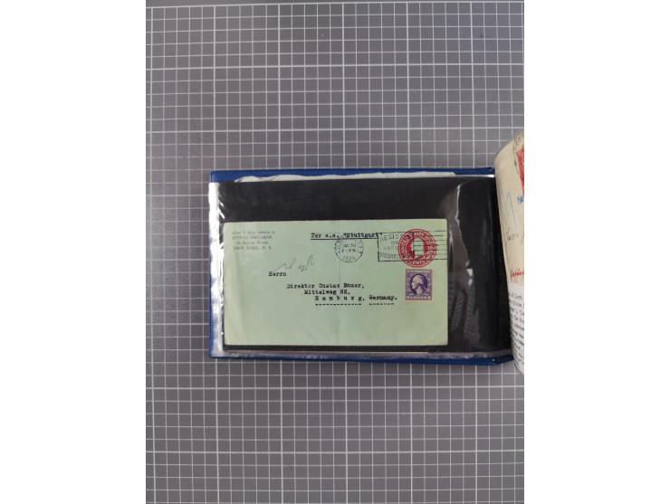 1866/1960 (ca.), interessanter Sammlungsposten inkl. sehr viel Dt. Seepost, Anlandungsstempeln, frühe Schiffspost, kleine Sam