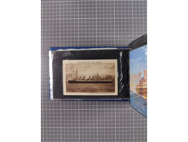 1866/1960 (ca.), interessanter Sammlungsposten inkl. sehr viel Dt. Seepost, Anlandungsstempeln, frühe Schiffspost, kleine Sam