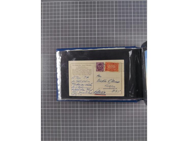 1866/1960 (ca.), interessanter Sammlungsposten inkl. sehr viel Dt. Seepost, Anlandungsstempeln, frühe Schiffspost, kleine Sam