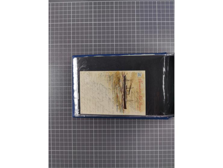 1866/1960 (ca.), interessanter Sammlungsposten inkl. sehr viel Dt. Seepost, Anlandungsstempeln, frühe Schiffspost, kleine Sam