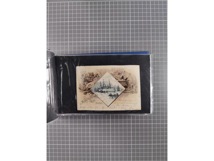 1866/1960 (ca.), interessanter Sammlungsposten inkl. sehr viel Dt. Seepost, Anlandungsstempeln, frühe Schiffspost, kleine Sam