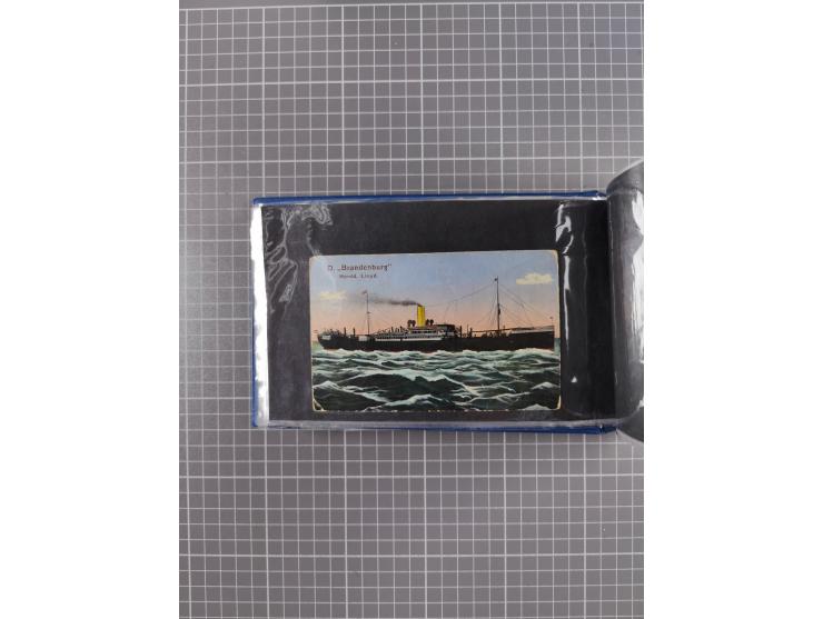 1866/1960 (ca.), interessanter Sammlungsposten inkl. sehr viel Dt. Seepost, Anlandungsstempeln, frühe Schiffspost, kleine Sam