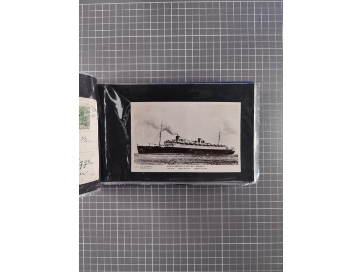 1866/1960 (ca.), interessanter Sammlungsposten inkl. sehr viel Dt. Seepost, Anlandungsstempeln, frühe Schiffspost, kleine Sam