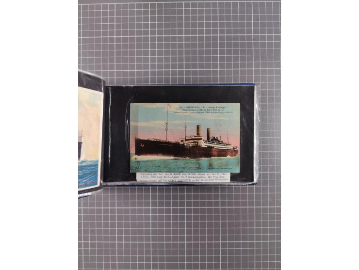 1866/1960 (ca.), interessanter Sammlungsposten inkl. sehr viel Dt. Seepost, Anlandungsstempeln, frühe Schiffspost, kleine Sam