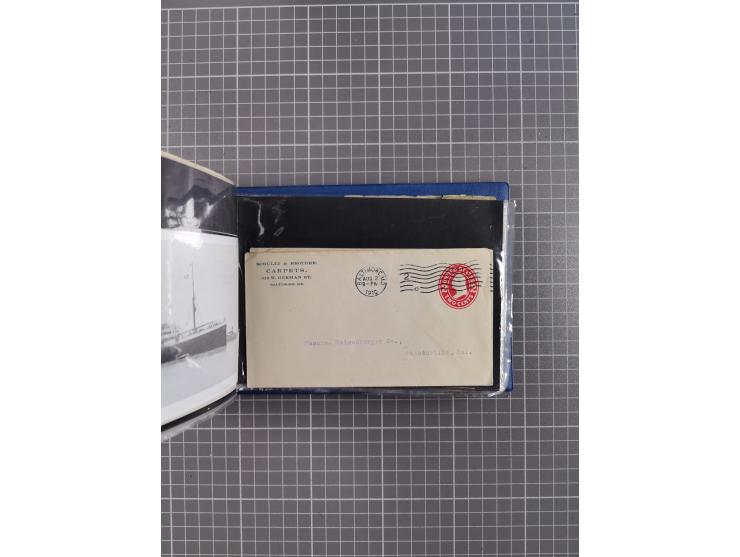 1866/1960 (ca.), interessanter Sammlungsposten inkl. sehr viel Dt. Seepost, Anlandungsstempeln, frühe Schiffspost, kleine Sam