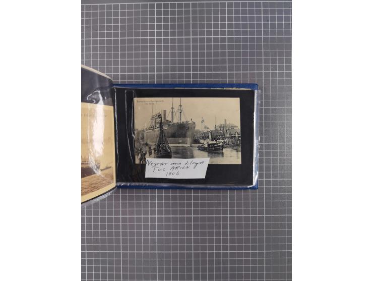 1866/1960 (ca.), interessanter Sammlungsposten inkl. sehr viel Dt. Seepost, Anlandungsstempeln, frühe Schiffspost, kleine Sam