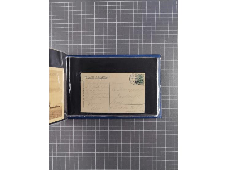 1866/1960 (ca.), interessanter Sammlungsposten inkl. sehr viel Dt. Seepost, Anlandungsstempeln, frühe Schiffspost, kleine Sam