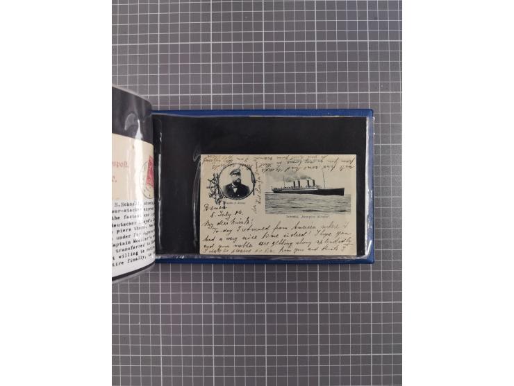 1866/1960 (ca.), interessanter Sammlungsposten inkl. sehr viel Dt. Seepost, Anlandungsstempeln, frühe Schiffspost, kleine Sam