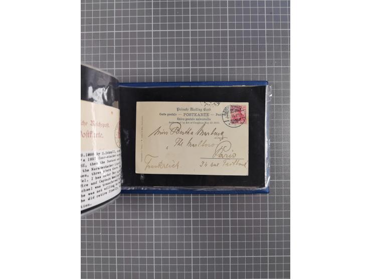 1866/1960 (ca.), interessanter Sammlungsposten inkl. sehr viel Dt. Seepost, Anlandungsstempeln, frühe Schiffspost, kleine Sam