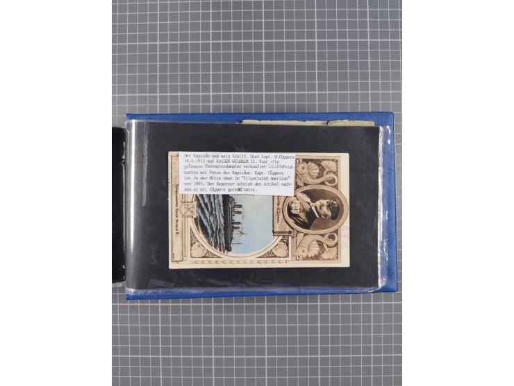 1866/1960 (ca.), interessanter Sammlungsposten inkl. sehr viel Dt. Seepost, Anlandungsstempeln, frühe Schiffspost, kleine Sam