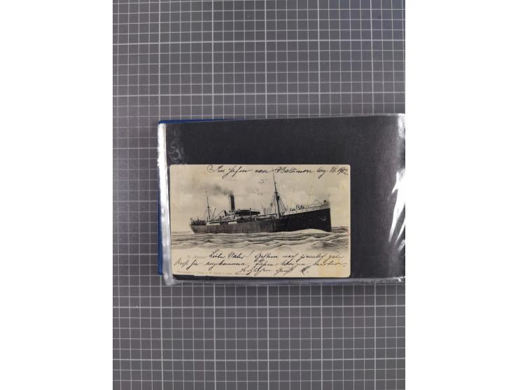 1866/1960 (ca.), interessanter Sammlungsposten inkl. sehr viel Dt. Seepost, Anlandungsstempeln, frühe Schiffspost, kleine Sam