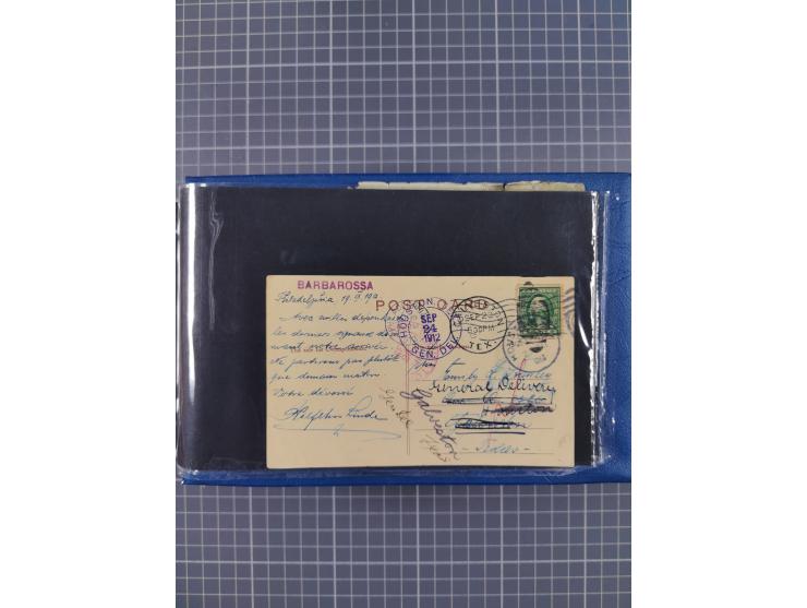 1866/1960 (ca.), interessanter Sammlungsposten inkl. sehr viel Dt. Seepost, Anlandungsstempeln, frühe Schiffspost, kleine Sam