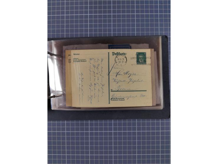 1866/1960 (ca.), interessanter Sammlungsposten inkl. sehr viel Dt. Seepost, Anlandungsstempeln, frühe Schiffspost, kleine Sam