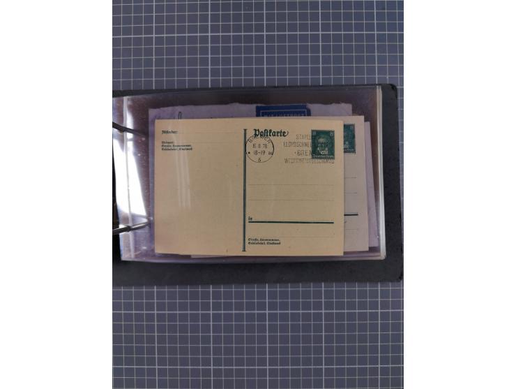 1866/1960 (ca.), interessanter Sammlungsposten inkl. sehr viel Dt. Seepost, Anlandungsstempeln, frühe Schiffspost, kleine Sam