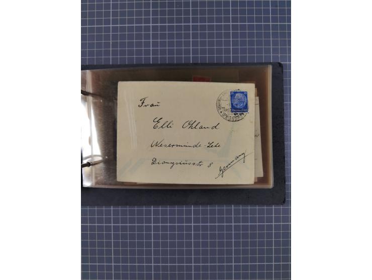 1866/1960 (ca.), interessanter Sammlungsposten inkl. sehr viel Dt. Seepost, Anlandungsstempeln, frühe Schiffspost, kleine Sam