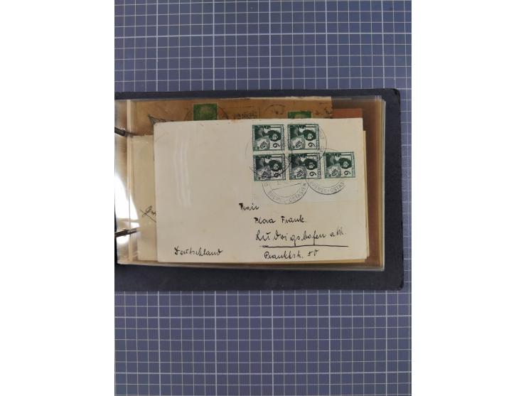 1866/1960 (ca.), interessanter Sammlungsposten inkl. sehr viel Dt. Seepost, Anlandungsstempeln, frühe Schiffspost, kleine Sam