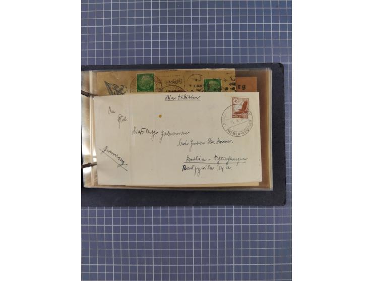 1866/1960 (ca.), interessanter Sammlungsposten inkl. sehr viel Dt. Seepost, Anlandungsstempeln, frühe Schiffspost, kleine Sam