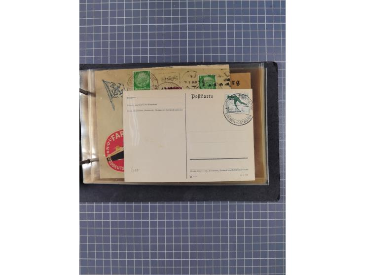 1866/1960 (ca.), interessanter Sammlungsposten inkl. sehr viel Dt. Seepost, Anlandungsstempeln, frühe Schiffspost, kleine Sam