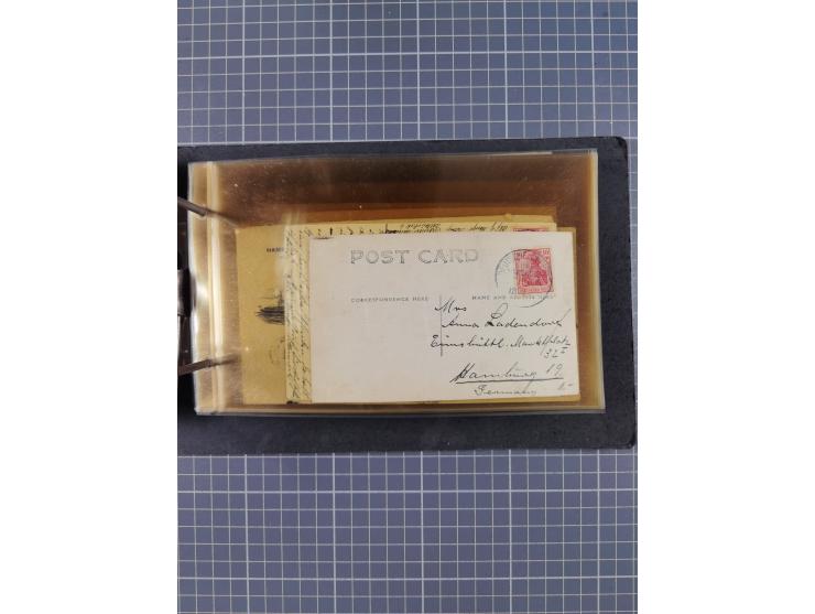 1866/1960 (ca.), interessanter Sammlungsposten inkl. sehr viel Dt. Seepost, Anlandungsstempeln, frühe Schiffspost, kleine Sam