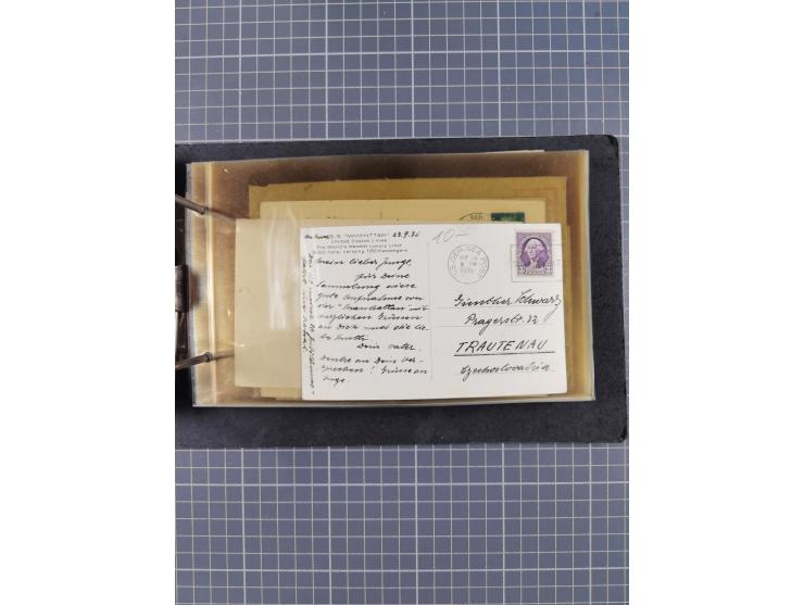 1866/1960 (ca.), interessanter Sammlungsposten inkl. sehr viel Dt. Seepost, Anlandungsstempeln, frühe Schiffspost, kleine Sam