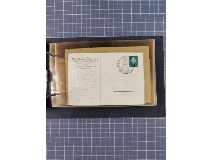 1866/1960 (ca.), interessanter Sammlungsposten inkl. sehr viel Dt. Seepost, Anlandungsstempeln, frühe Schiffspost, kleine Sam