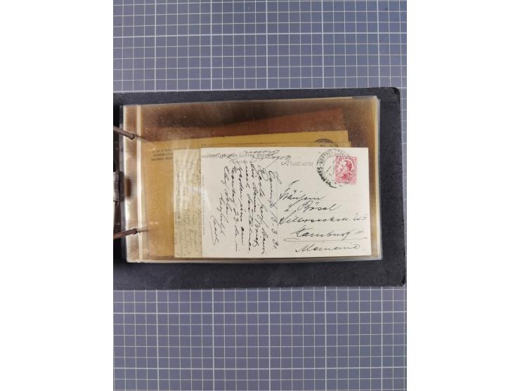 1866/1960 (ca.), interessanter Sammlungsposten inkl. sehr viel Dt. Seepost, Anlandungsstempeln, frühe Schiffspost, kleine Sam