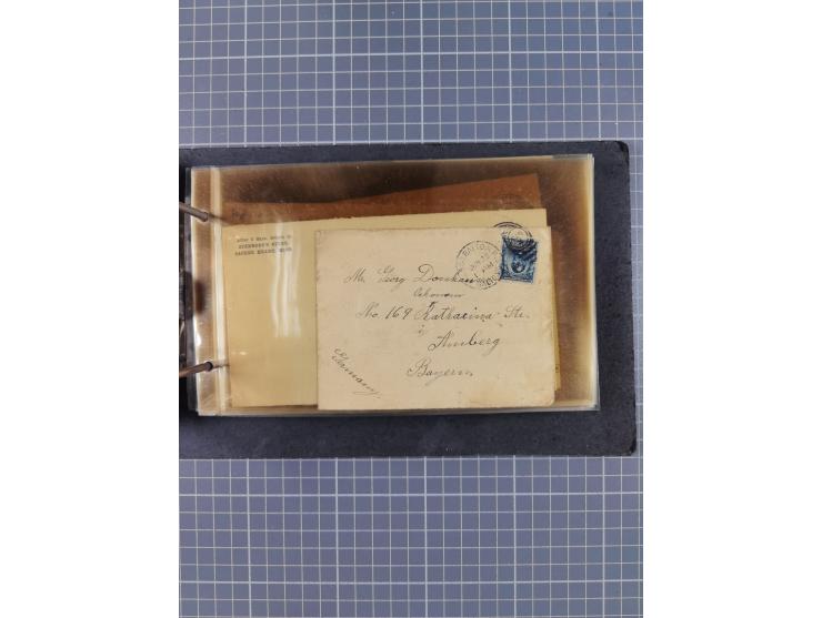 1866/1960 (ca.), interessanter Sammlungsposten inkl. sehr viel Dt. Seepost, Anlandungsstempeln, frühe Schiffspost, kleine Sam