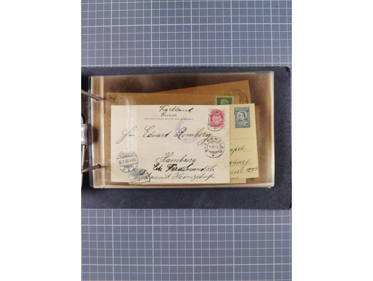 1866/1960 (ca.), interessanter Sammlungsposten inkl. sehr viel Dt. Seepost, Anlandungsstempeln, frühe Schiffspost, kleine Sam