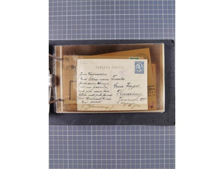 1866/1960 (ca.), interessanter Sammlungsposten inkl. sehr viel Dt. Seepost, Anlandungsstempeln, frühe Schiffspost, kleine Sam