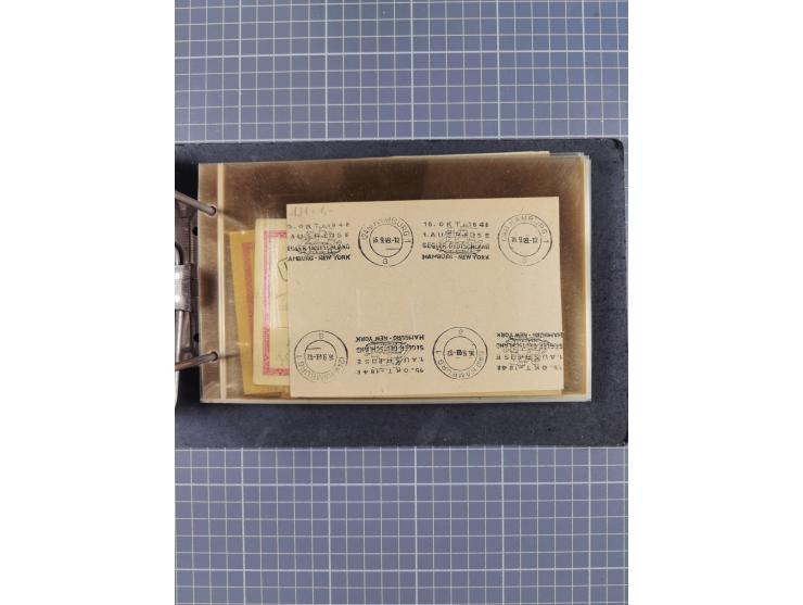 1866/1960 (ca.), interessanter Sammlungsposten inkl. sehr viel Dt. Seepost, Anlandungsstempeln, frühe Schiffspost, kleine Sam