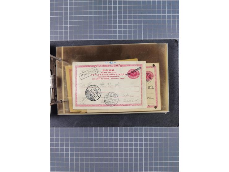 1866/1960 (ca.), interessanter Sammlungsposten inkl. sehr viel Dt. Seepost, Anlandungsstempeln, frühe Schiffspost, kleine Sam