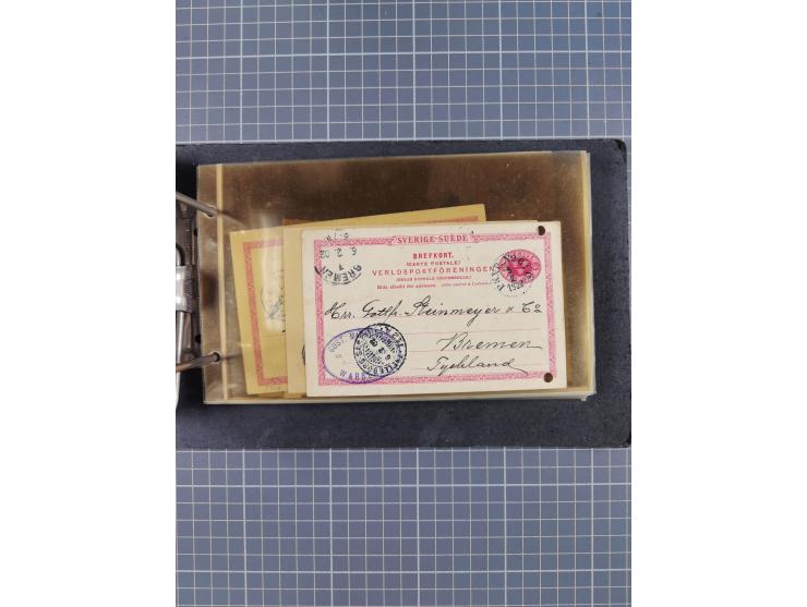 1866/1960 (ca.), interessanter Sammlungsposten inkl. sehr viel Dt. Seepost, Anlandungsstempeln, frühe Schiffspost, kleine Sam