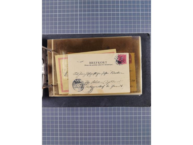 1866/1960 (ca.), interessanter Sammlungsposten inkl. sehr viel Dt. Seepost, Anlandungsstempeln, frühe Schiffspost, kleine Sam