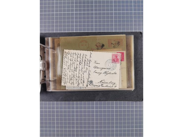 1866/1960 (ca.), interessanter Sammlungsposten inkl. sehr viel Dt. Seepost, Anlandungsstempeln, frühe Schiffspost, kleine Sam