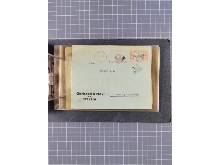 1866/1960 (ca.), interessanter Sammlungsposten inkl. sehr viel Dt. Seepost, Anlandungsstempeln, frühe Schiffspost, kleine Sam