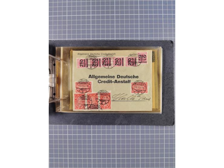 1866/1960 (ca.), interessanter Sammlungsposten inkl. sehr viel Dt. Seepost, Anlandungsstempeln, frühe Schiffspost, kleine Sam