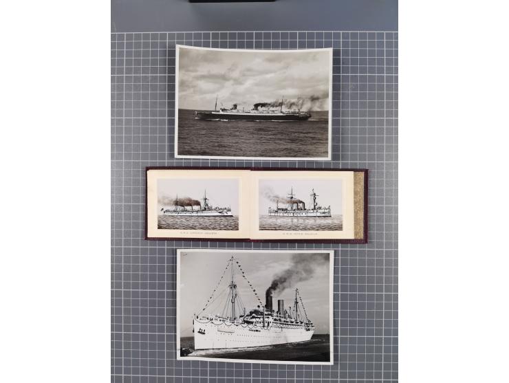 1868/1960 (ca.), ca. 170 Briefe, Karten Ansichtskarten und GSK zum Thema Schiffspost inkl. etwas Ausland, dabei Anlandestempe